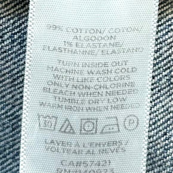 Ann Taylor LOFT Stretch Denim Raw Hem Cut-Off Shorts - Picture 10 of 11